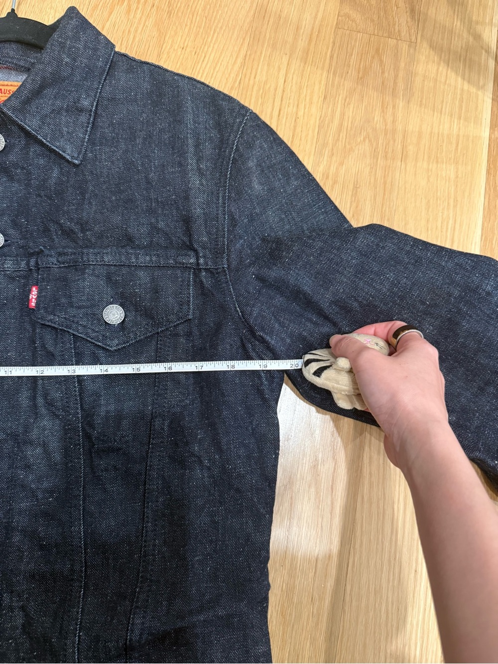 Levi's Men's Dark Indigo Denim Trucker Jacket - Picture 7 of 9